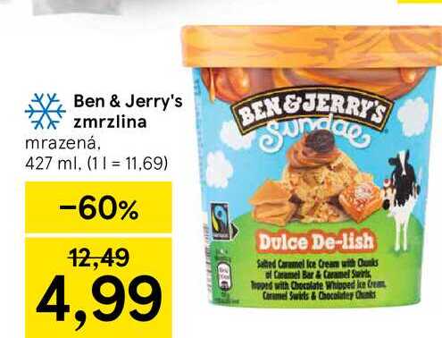 Ben & Jerry's zmrzlina mrazená 427 ml