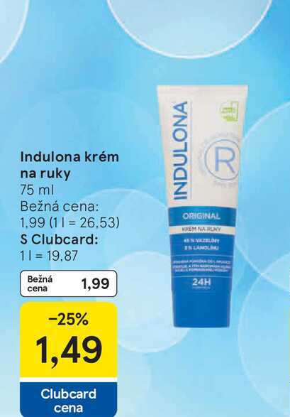 Indulona krém na ruky 75 ml 