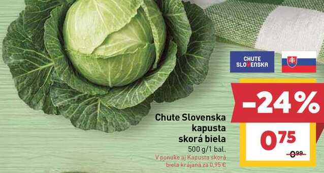 Kapusta skorá biela 500 g/1 bal. 