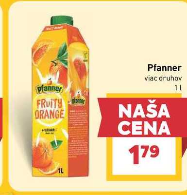 Pfanner viac druhov 1l