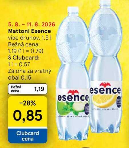 Mattoni Esence viac druhov, 1.5 l