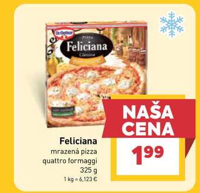 Dr. Oetker Feliciana mrazená pizza 1ks