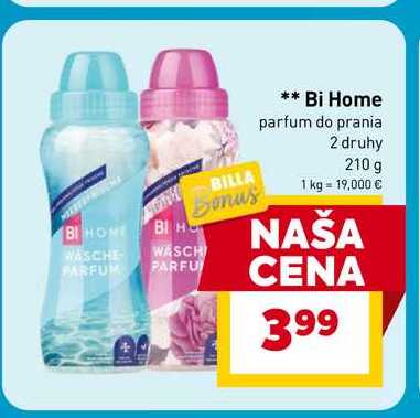 Bi Home parfum do prania 2 druhy 210 g