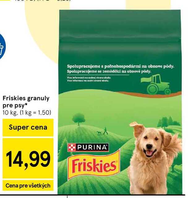 Friskies granuly pre psy 10 kg
