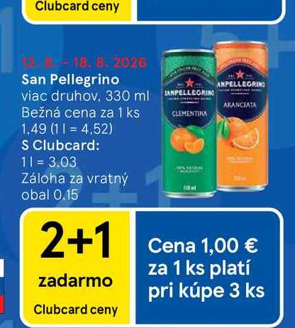 San Pellegrino 330ml