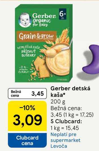 Gerber detská kaša 200 g