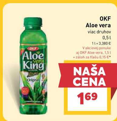 OKF Aloe vera viac druhov 0,5l