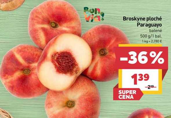 Broskyne Paraquayos (donut) 500g