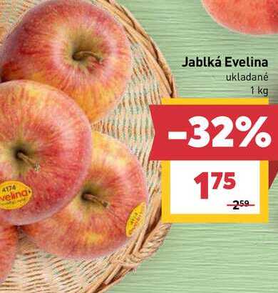 Jablká Evelina ukladané 1 kg