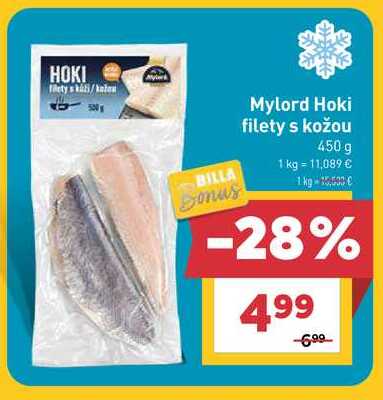 Mylord Hoki filety s kožou 450 g
