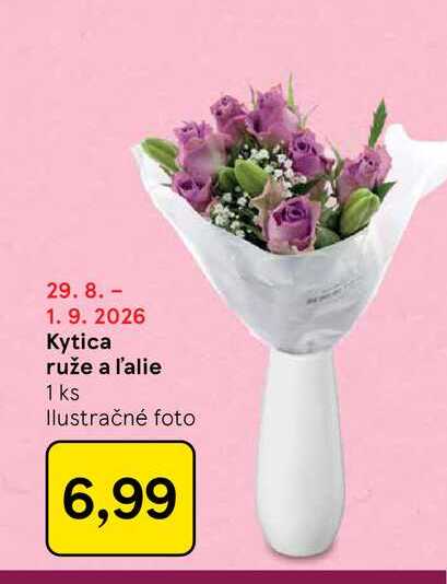 Kytica ruže a l'alie 1 ks