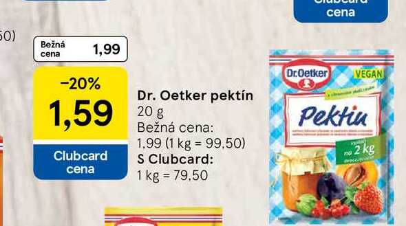 Dr. Oetker pektin 20 g 