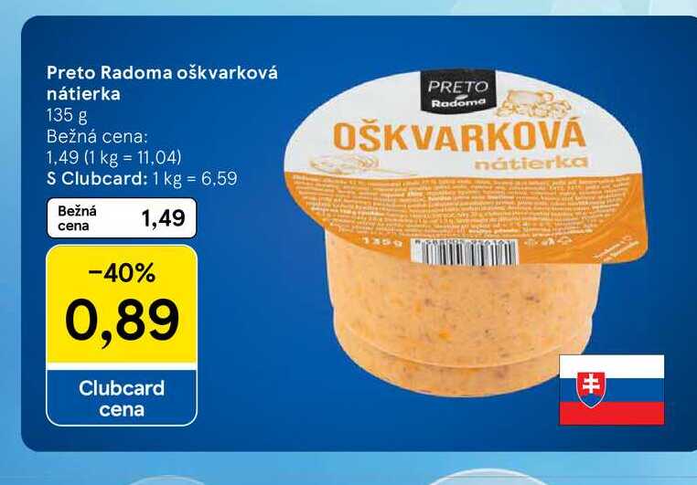Preto Radoma oškvarková nátierka 135 g