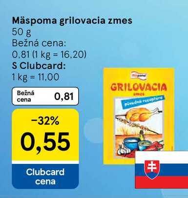 Mäspoma grilovacia zmes 50 g