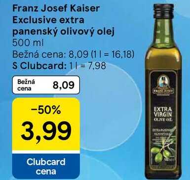 Franz Josef Kaiser Exclusive extra panenský olivový olej 500 ml