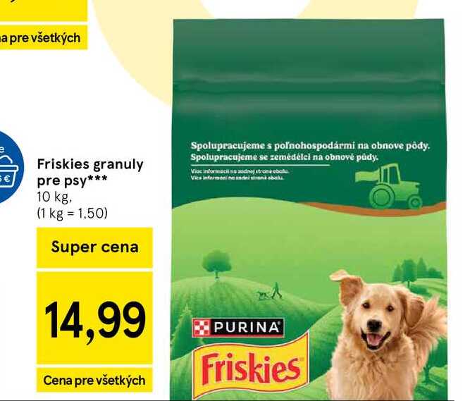 Friskies granuly pre psy 10 kg