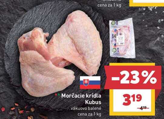 Morčacie krídla 1kg