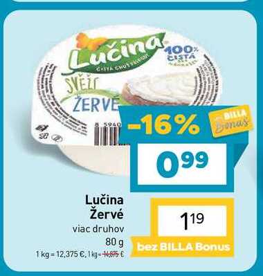 Lučina Žervé 80 g