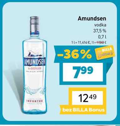 Amundsen vodka 37,5% 0,7l
