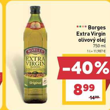Borges Extra Virgin olivový olej 750 ml 