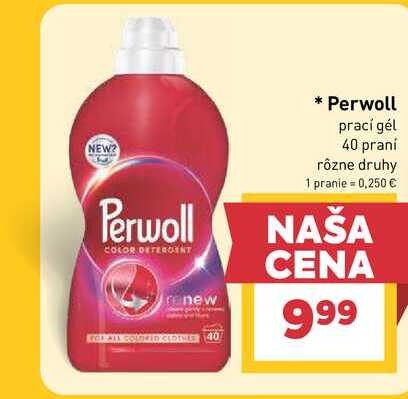 Perwoll prací gél 40 praní