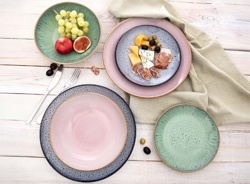 Jedálenská sada GLAZE-Plytký tanier