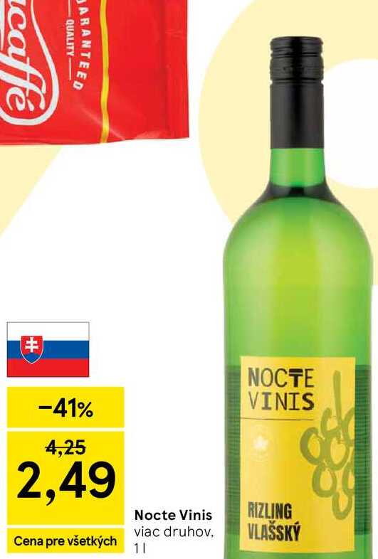 Nocte Vinis viac druhov, 1l