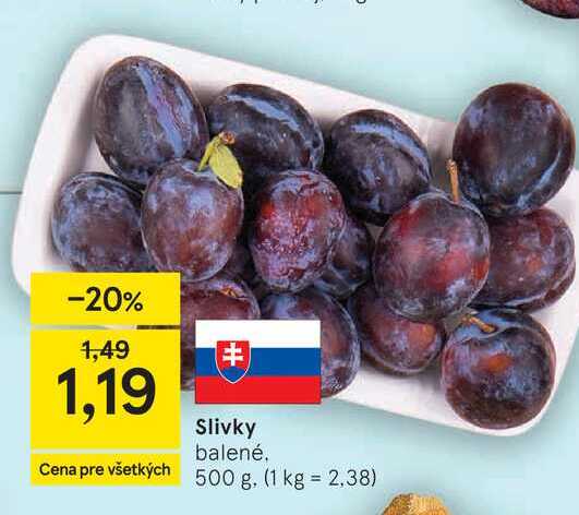 Slivky 500g