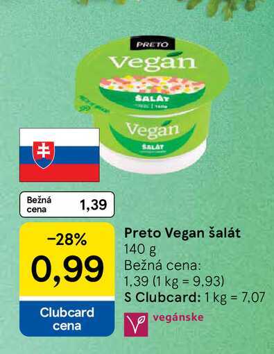 Preto Vegan šalát 140 g