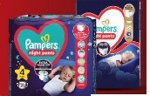 Pampers Night Plienkové nohavičky