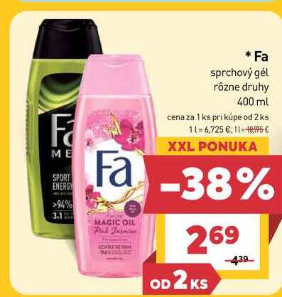 Fa sprchový gél rôzne druhy 400 ml