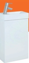 MAXIMUS KÚPEĽŇOVÁ SKRINKA VR. UMÝVADLÁ EFI, LESKLÁ BIELA*