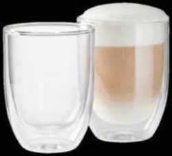 12: Súprava pohárov na latte macchiato