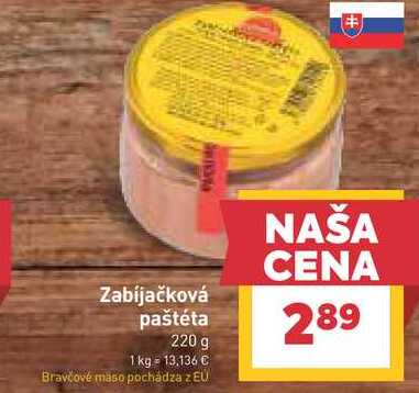 Zabíjačková paštéta 220 g 