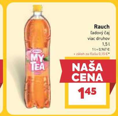 Rauch Ľadový čaj viac druhov 1,5L