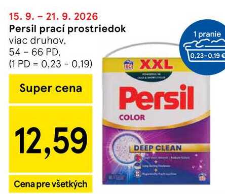 Persil prací prostriedok viac druhov 54-66 PD
