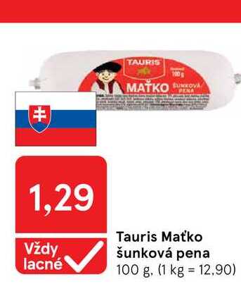 Tauris Maťko šunková pena 100 g