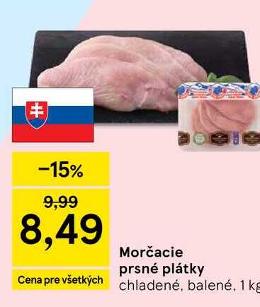 Morčacie prsné plátky 1 kg