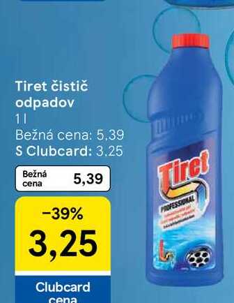 Tiret čistič odpadov 1l