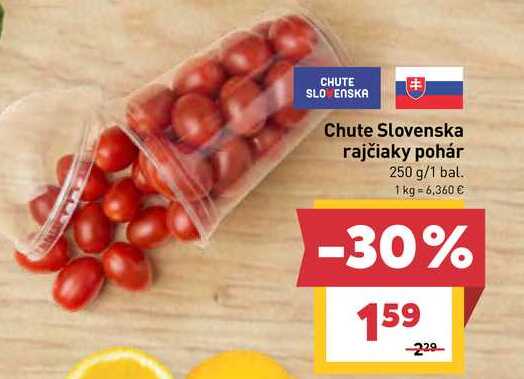 Chute Slovenska rajčiaky pohár 250 g/1 bal.