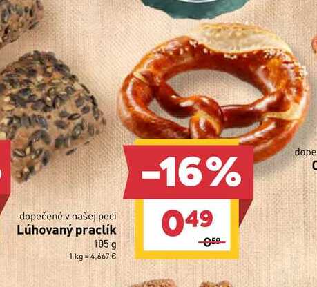 Lúhovaný praclík 105 g