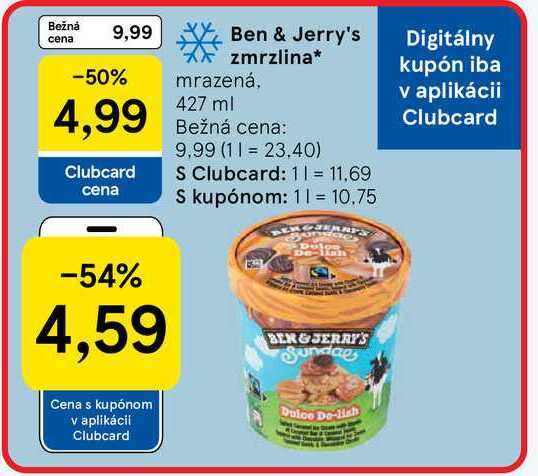 Ben & Jerry's zmrzlina 427ml