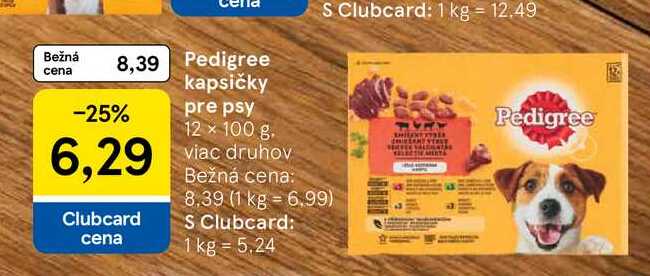 Pedigree kapsičky pre psy 12 x 100 g