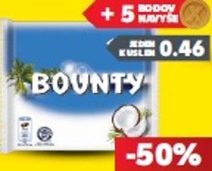 Bounty čokoládová tyčinka