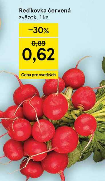 Reďkovka červená zväzok, 1 ks