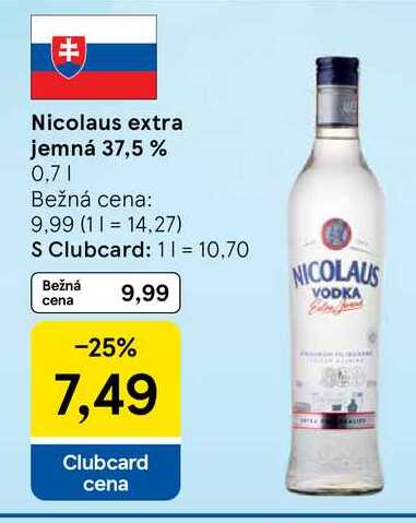 Nicolaus extra jemná 37,5 % 0.7l