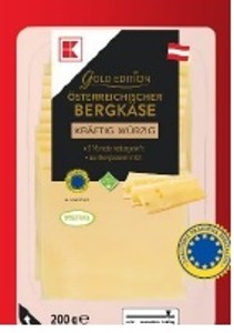 K-Gold Bergkäse plátky