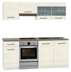 BLACK&WHITE STYLE KUCHYNSKÁ ZOSTAVA AMELIE 210 CM