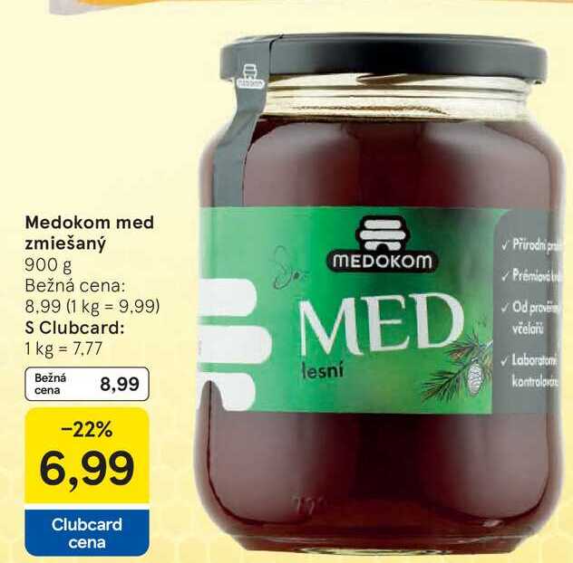 Medokom med zmiešaný 900 g 