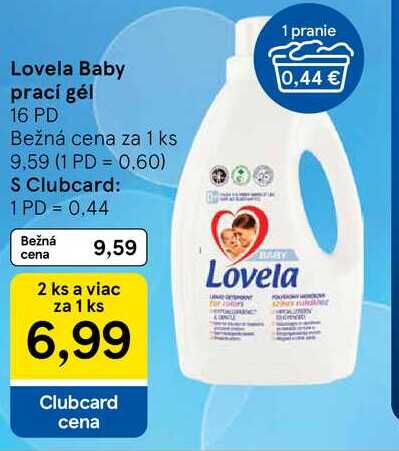 Lovela Baby prací gél 16 PD
